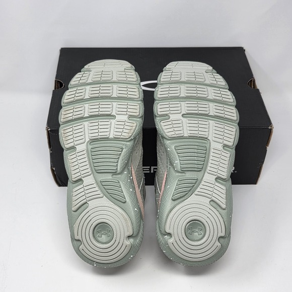 Under Armour Charged Verssert Womens 6 Speckle Green Pink  Under Armour‎ Charged Verssert Womens 6 Speckle Green Pink Lace Up Running Shoe